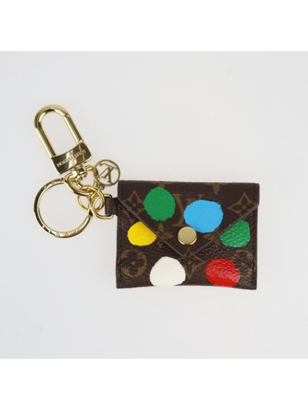 Louis Vuitton Porte Cles Kirigami Key Holder Monogram Canvas Brown